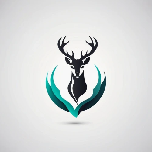 bucks,dribbble logo,stag,cervus,buck antlers,barathea,dribbble,baratheon,dribbble icon,wapiti,venado,unicaja,stags,kudus,ibex,teal digital background,antlered,elkana,glowing antlers,antler velvet,Unique,Design,Logo Design