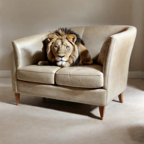 armchair,wing chair,upholstered,reupholstered,chaise lounge,slipcover,lion - feline,lion white,settee,panthera leo,furnishing,photo shoot with a lion cub,leonine,tyger,upholstering,tigerdirect,tigerish,lion,soft furniture,lion head