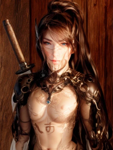 witchblade,mileena,daikatana,female doll,shadrake,kerrigan,kerrii,kitana,akasha,3d figure,teela,kalima,female warrior,enchantress,maliana,krietor,miqati,lara,syleena,planescape