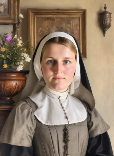 nunsense,postulant,saint therese of lisieux,novitiate,begums,foundress,carmelite,lacordaire,clergywoman,duchesne,suster,carmelite order,ewtn,ursulines,prioress,postulants,abbess,lutheranism,the nun,nun,Digital Art,Impressionism