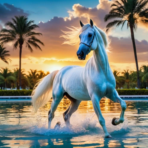 arabian horse,arabian horses,a white horse,white horses,colorful horse,beautiful horses,the horse at the fountain,dream horse,albino horse,equine,thoroughbred arabian,white horse,lipizzan,unicorn background,arabians,painted horse,pegasys,andalusian,galloping,belgian horse,Photography,Artistic Photography,Artistic Photography 01