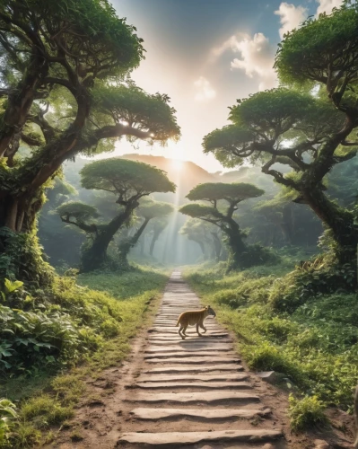 the mystical path,tree lined path,forest path,tree top path,fantasy picture,the path,wooden path,pathway,hiking path,nature wallpaper,path,tree of life,disneynature,fairytale forest,japan landscape,fantasy landscape,fairy forest,the way of nature,journey,journeys,Photography,General,Realistic