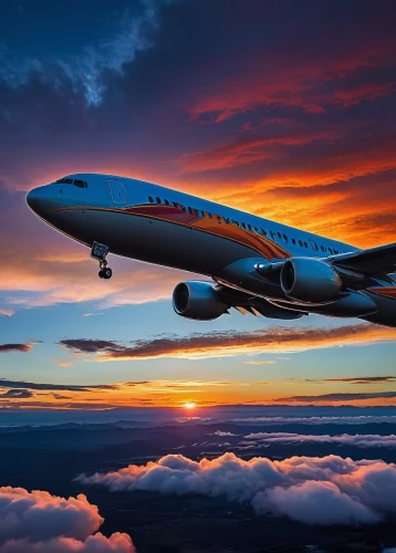 boeing 747,sunrise in the skies,metrojet,boeing 737-800,dreamliner,sunrise flight,twa,jumbo jet,klm,redeye,vuelo,aerolineas,vibrating flight,aeroplane,lhr,iberia,webjet,aerolinea,flydubai,the plane,Illustration,Vector,Vector 11