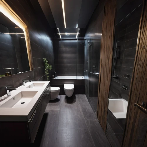 luxury bathroom,modern minimalist bathroom,bathroom,bath room,washroom,interior modern design,banyo,lavatory,dark cabinetry,washrooms,ensuite,bathrooms,barrooms,bagno,hallway space,modern decor,interior design,contemporary decor,restrooms,modern kitchen interior,Photography,General,Realistic