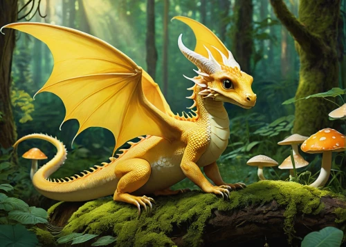 forest dragon,charizard,darragon,dryandra,fantasy animal,fantasy picture,dryas,dragao,draconis,ragon,golden dragon,dragon,dragonlord,dragonja,brisingr,dragonheart,dragon of earth,painted dragon,fantasy art,triaenops,Illustration,Paper based,Paper Based 12