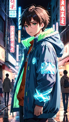 hibiya,masayoshi,kazuma,neon light,oikawa,isahaya,katsuyuki,tsogo,hausser,kyoji,windbreaker,shinra,neon,anime japanese clothing,windbreakers,kyokai,meijin,akira,heiji,shinichi,Anime,Anime,Realistic