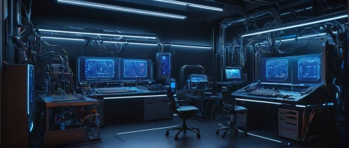 computer room,the server room,spaceship interior,computer workstation,cybersmith,troshev,arktika,research station,sulaco,computerized,cyberia,ufo interior,supercomputer,sector,supercomputers,cyberpatrol,blue room,modern office,computerworld,cyberscene,Art,Classical Oil Painting,Classical Oil Painting 33
