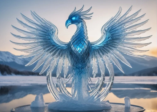 blue crane,garrison,uniphoenix,dove of peace,blue bird,blue parrot,garuda,blue peacock,wing blue white,aegaleo,aguiluz,bluebird,caeruleus,bluewings,arryn,russian imperial eagle,simurgh,water bird,pegasus,white eagle,Conceptual Art,Sci-Fi,Sci-Fi 29