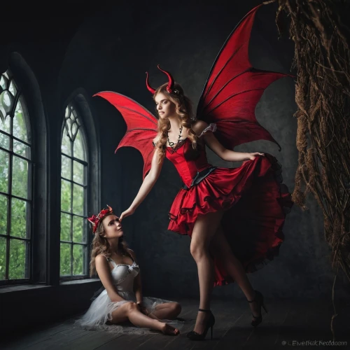 angel and devil,evil fairy,demoness,bedevil,burlesques,faery,enchanters,mephistopheles,devilish,deviltry,vampyres,fairy tale,fairytale characters,fairies aloft,devil,devilishly,hekate,faerie,rasputina,fairies,Photography,Documentary Photography,Documentary Photography 24