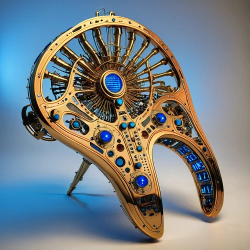 steampunk gears,resonator,astrolabes,steampunk,musical instrument,tambourine,biomechanical,sloviter,cog wheel,gyroscope,gyroscopes,tock,kinetic art,scrap sculpture,ship's wheel,wooden wheel,charkha,astrolabe,ancient harp,bicycle wheel,Photography,General,Realistic