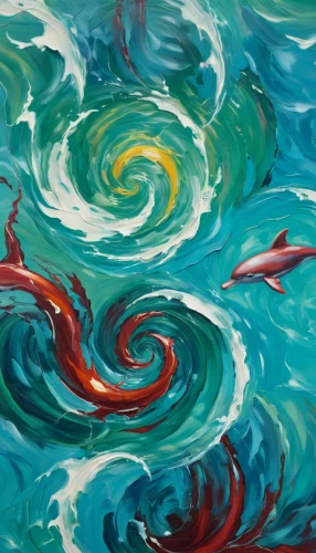 whirlwinds,whirlpools,whirlpool,whirlpool pattern,sea storm,swirling,water waves,ocean waves,the wind from the sea,ocean background,ponyo,tidal wave,swirls,swirled,coral swirl,swirly,semiaquatic,oceanos,samudra,fluidity,Art,Artistic Painting,Artistic Painting 06