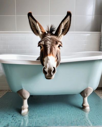 bath accessories,milk bath,taking a bath,bathtub,bathtubs,anglo-nubian goat,electric donkey,einhorn,donkey,whimsical animals,to bathe,goatsucker,zonkey,half donkey,washtubs,the girl in the bathtub,goat pépito,llambi,llambias,bathe,Photography,General,Realistic
