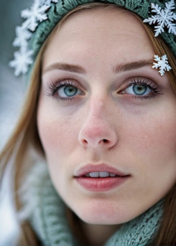 the snow queen,snowflake background,winterblueher,winter background,white fur hat,white rose snow queen,ice princess,women's eyes,winter hat,christmas snowy background,heterochromia,suit of the snow maiden,white snowflake,frostiness,ice queen,beauty face skin,juvederm,blue eyes,christmas woman,girl wearing hat,Art,Artistic Painting,Artistic Painting 07