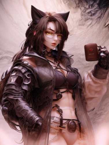 miqati,woman drinking coffee,miqdad,cat coffee,kittani,cat warrior,morgana,cat drinking tea,coffee background,drinking coffee,brewmaster,leonova,jubei,asami,chaisit,vayne,gara,blackwolf,female warrior,barista