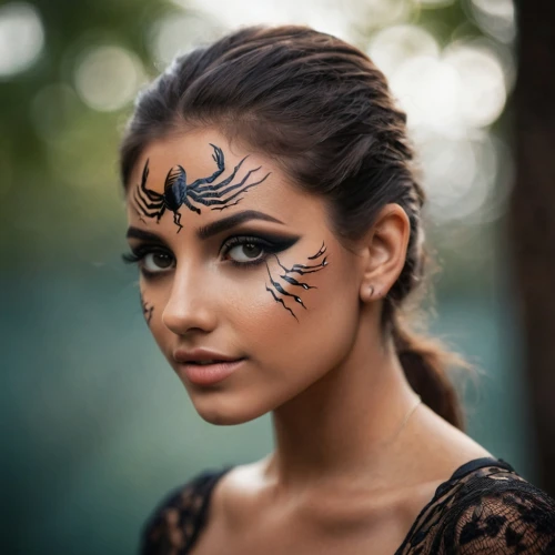 maori,face paint,tiger lily,polynesian girl,body painting,face painting,tribal masks,pintados,bodypainting,eyes makeup,warpaint,tigress,bodypaint,venetian mask,amazonian,warrior woman,faerie,body art,aboriginal,tigerlily,Photography,General,Cinematic