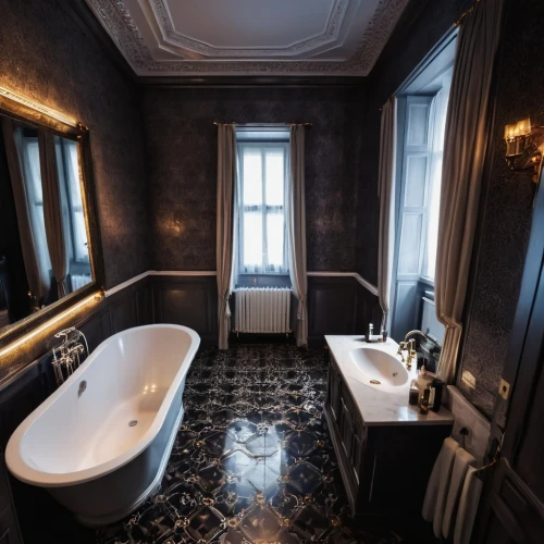 luxury bathroom,bath room,bathtub,victorian room,ornate room,bathroom,victorian,kohler,victorian style,ensuite,banyo,tub,bath,old victorian,claridge,beauty room,brassware,bathtubs,ornate,ritzau,Photography,General,Realistic