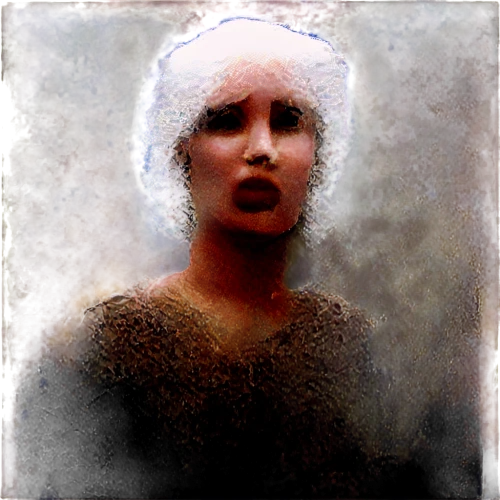 comic halftone woman,khnopff,tintype,girl with a pearl earring,harmlessness,white fur hat,artist's mannequin,woman's hat,head woman,hairnet,woman sculpture,vintage woman,felted,woman of straw,woman face,mystical portrait of a girl,pictorialism,the hat-female,woman thinking,deformations,Illustration,Black and White,Black and White 15