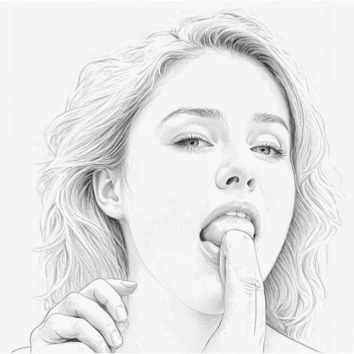 rotoscoped,vector illustration,lyonne,pencil icon,tongue,digital drawing,bruxism,woman eating apple,line drawing,labios,membranacea,lissie,rotoscoping,covered mouth,covering mouth,girl on a white background,temporomandibular,medical illustration,coloring page,vectoring,Design Sketch,Design Sketch,Black and white Comic