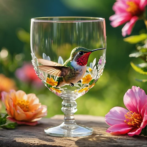 ruby-throated hummingbird,ruby throated hummingbird,humming bird pair,humming bird,hummingbirds,bee hummingbird,hummingbird large,bird hummingbird,rofous hummingbird,humming birds,calliope hummingbird,drinking glass summer,annas hummingbird,southern double-collared sunbird,colibri,rufous hummingbird,wineglasses,drinking glasses,brown-throated sunbird,allens hummingbird,Photography,General,Realistic