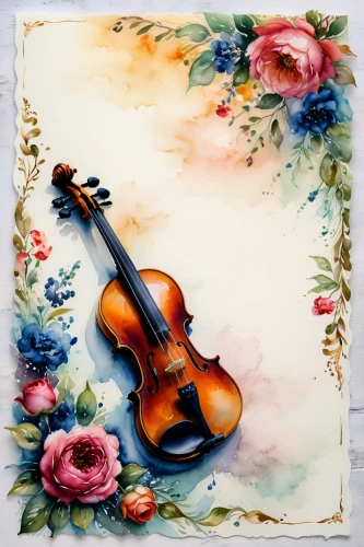 violon,violin,watercolor floral background,violist,violino,sarasate,violoncello,violin player,watercolor flowers,pachelbel,violons,flower painting,watercolour flowers,bach flower therapy,string instrument,stradivari,cello,string instruments,violinist,stradivarius,Photography,General,Fantasy