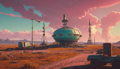 cosmodrome,wasteland,futuristic landscape,wastelands,postapocalyptic,extrasolar,outpost,hurston,post-apocalyptic landscape,nuka,offworld,scifi,homeworld,refinery,terraformer,valesky,sedensky,plains,gas planet,dystopias,Photography,General,Cinematic