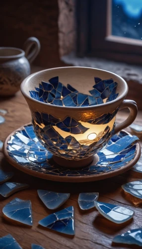 porcelain tea cup,blue coffee cups,tea cup,cup and saucer,mosaic tea light,teacup,a cup of tea,tea light,tea zen,tea set,japanese tea,vintage tea cup,blue butterfly background,tealight,blue butterflies,maiolica,enamel cup,a cup of water,mosaic tealight,cup of tea,Photography,General,Realistic