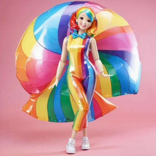 kyary,rainbow color balloons,colorful balloons,koons,candyland,pamyu,balloons mylar,inflatable,rubber doll,candy island girl,froot,inflata,kpp,balloon head,rainwear,reinflate,fashion doll,inflates soap bubbles,raincoat,verka,Illustration,Japanese style,Japanese Style 01