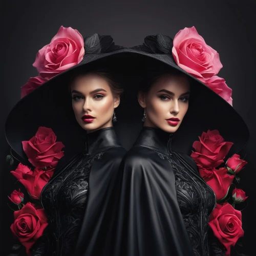 noble roses,gothic portrait,red roses,black rose,with roses,scent of roses,roses,twin flowers,blooming roses,way of the roses,sugar roses,witches' hats,handmaidens,fabric roses,rosae,red carnations,esperance roses,old country roses,temptresses,fashion dolls,Photography,General,Fantasy