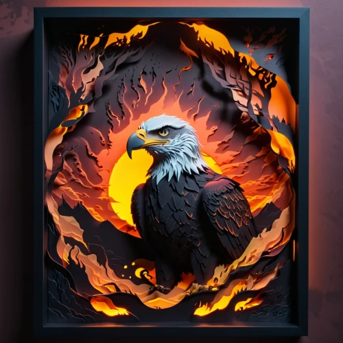 eagle illustration,halloween frame,fire background,eagle drawing,eagle vector,eagle silhouette,round autumn frame,fall picture frame,eagle,halloween background,samhain,firehawks,fenix,bald eagle,halloween poster,garrison,bird painting,american bald eagle,woodburning,african eagle,Unique,Paper Cuts,Paper Cuts 10