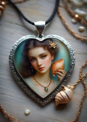 necklace with winged heart,locket,gift of jewelry,miniaturist,vintage angel,pendants,enamelled,pendant,viveros,vintage ornament,lockets,collier,adornment,pendentives,adornments,gekas,jeweller,vintage girl,jewellery,necklace,Conceptual Art,Daily,Daily 32