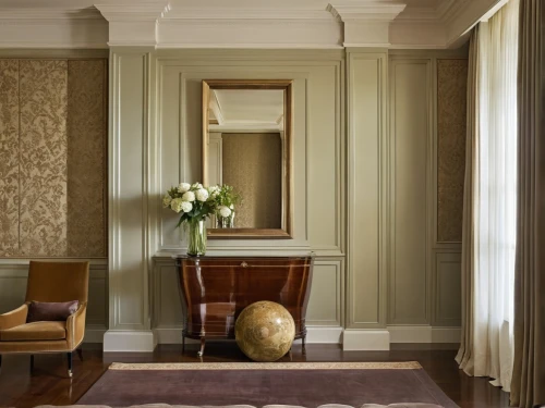 wainscoting,danish room,hallway space,wallcovering,claridge,yellow wallpaper,fromental,wallcoverings,panelled,anteroom,enfilade,intensely green hornbeam wallpaper,mudroom,entryway,entryways,gournay,limewood,paneled,sitting room,zoffany,Photography,General,Realistic