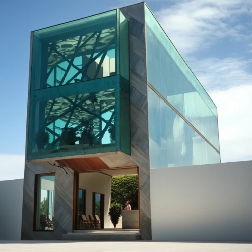 glass facade,cubic house,structural glass,revit,3d rendering,glass building,glass facades,sketchup,glass wall,render,renders,modern architecture,frame house,residencial,mirror house,cantilevered,renderings,cube house,glass blocks,modern building,Photography,General,Realistic