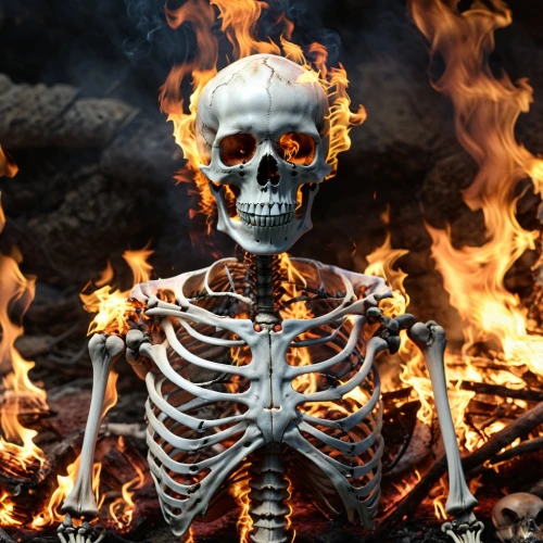 fire background,immolated,pyrokinesis,incinerated,incinerate,vintage skeleton,skeleltt,endoskeleton,cremation,deflagration,incineration,skelemani,skulduggery,inflammable,garrison,enflaming,fiamme,bakar,skeletal,pyrophoric,Photography,General,Realistic