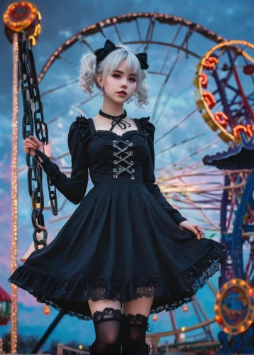 marionette,doll dress,amusement park,carnivalesque,gothic dress,bns,ferris wheel,victoriana,junko,eloise,fashion doll,doll's festival,vintage doll,model doll,rem,automata,artist doll,goth festival,dress doll,fairground,Conceptual Art,Daily,Daily 31