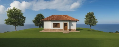 miniature house,3d rendering,small house,grass roof,little house,sketchup,summer house,model house,holiday villa,house with lake,render,3d render,golf lawn,home landscape,house for rent,inverted cottage,dovecote,gazebo,small cabin,summerhouse,Photography,General,Realistic