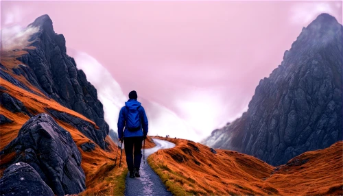 asheron,virtual landscape,the mystical path,road of the impossible,shenmue,journeying,alpine crossing,dreamfall,mountain world,3d background,alpine route,psygnosis,the path,towards the top of man,pathway,journeyed,hiking path,hesychasm,journey,valley of death,Illustration,Black and White,Black and White 20