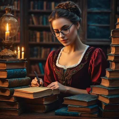 librarian,girl studying,scholar,bibliophile,lectura,bookworm,reading glasses,librarians,bibliographer,author,tutor,bookseller,women's novels,reading,dizionario,belle,maestra,book wallpaper,ufauthor,spellbook,Photography,General,Fantasy