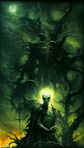 vecna,samuil,hastur,druidic,azathoth,hastula,cernunnos,xibalba,treebeard,carcosa,druidism,yuggoth,necrom,blackmoor,necrology,oscura,creepy tree,eldritch,samhain,urizen,Illustration,Paper based,Paper Based 18