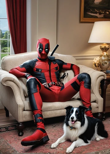 deadpool,doggfather,companion dog,dead pool,lapdogs,doggone,top dog,the suit,aspirational,look at the dog,dog command,interspecies,dream job,dog photography,scotty dogs,family dog,vanterpool,mans best friend,guard dog,slott,Photography,General,Realistic