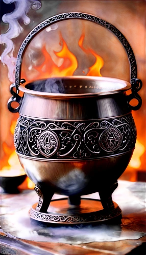 cauldron,caldron,cauldrons,cooking pot,incense burner,candy cauldron,fire bowl,kadai,magical pot,tin stove,fire ring,tureen,tandoor,golden pot,tagines,zoroastrianism,cremation,brazier,samovar,stove,Conceptual Art,Sci-Fi,Sci-Fi 06