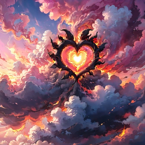 winged heart,colorful heart,heart with crown,flying heart,heart background,painted hearts,fire heart,floral heart,heart swirls,valentines day background,valentine background,heart shape,heart shape frame,heart flourish,heart,valentierra,heart with hearts,the heart of,loa,cloud shape frame,Anime,Anime,General