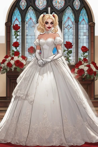 white rose snow queen,bridal,wedding dress,bridal dress,peignoir,silver wedding,bride,wedding dress train,bridewealth,blonde in wedding dress,dressup,wedding gown,reinette,bridezilla,pekinese,wedding dresses,the bride,bridei,bride groom,bridal gown,Unique,Design,Character Design