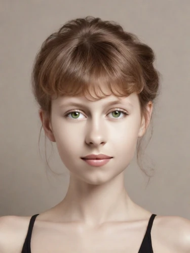 natural cosmetic,young girl,girl portrait,female model,girl in a long,young woman,khnopff,doll's facial features,mirifica,female doll,women's eyes,ai generated,lilian gish - female,female face,portrait of a girl,pretty young woman,photorealistic,beauty face skin,female beauty,woman face