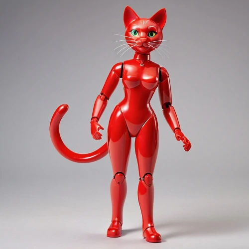 red cat,redcat,firestar,pussycat,darth talon,rubber doll,pink cat,firecat,bubastis,lucky cat,feline,doll cat,suara,3d figure,supercat,miraculous,felino,redcats,actionfigure,panther,Unique,3D,Garage Kits