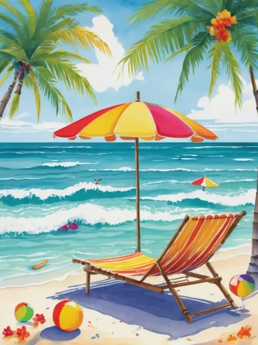 background vector,beach background,summer beach umbrellas,summer background,beach landscape,beach chairs,umbrella beach,beach scenery,beach furniture,summer clip art,colored pencil background,beach umbrella,beach chair,dream beach,deckchairs,landscape background,paradise beach,background colorful,deckchair,beach tent,Illustration,Paper based,Paper Based 22