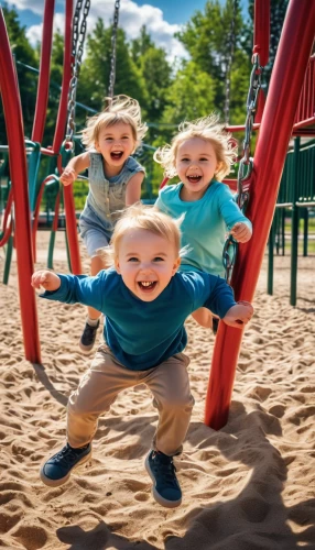 children's playground,happy children playing in the forest,children playing,children play,toddler in the park,playgrounds,kiddos,play area,childrearing,child's frame,photographing children,children jump rope,playground,funny kids,children's background,playspace,photos of children,swing set,adventure playground,swingset,Photography,General,Realistic