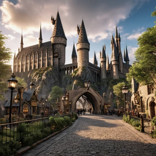 hogwarts,diagon,hogsmeade,wizarding,diagonally,fairy tale castle,mugglenet,triwizard,3d fantasy,fairytale castle,cinderella's castle,pottermania,disney world,imagineering,walt disney world,lockhart,fantasyland,fantasy world,fantasy city,azkaban,Photography,General,Realistic