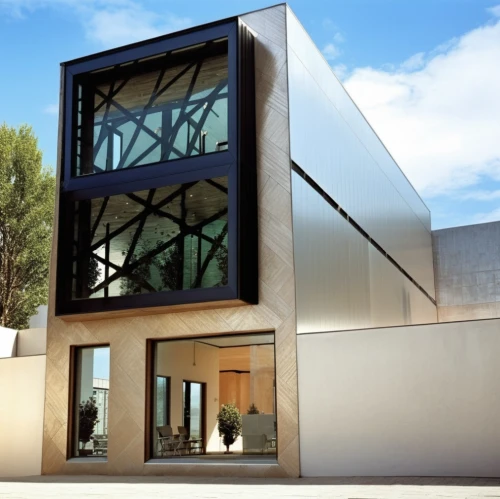 glass facade,cubic house,modern house,frame house,siza,antinori,structural glass,cube house,modern architecture,revit,mirror house,dunes house,modern building,metal cladding,glass facades,glass building,corbu,moneo,fondazione,futuristic art museum,Photography,General,Realistic