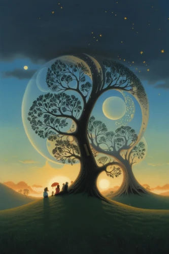 tree of life,celtic tree,magic tree,circle around tree,argan tree,flourishing tree,lonetree,fantasy picture,arbol,bodhi tree,the branches of the tree,wondertree,the japanese tree,family tree,circle of life,tree thoughtless,druidic,baobabs,lone tree,druidism,Art,Artistic Painting,Artistic Painting 48