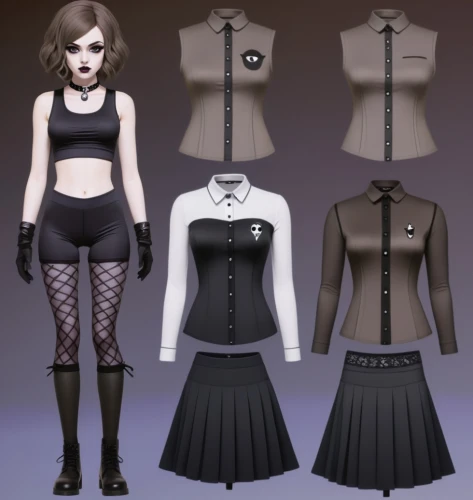 derivable,gothic dress,refashioned,gothic style,bodices,women's clothing,goth woman,corsets,goth like,designer dolls,black and white pieces,corsetry,goth,gothic,gradient mesh,peplum,deathrock,clothing,harnesses,goth weekend,Conceptual Art,Sci-Fi,Sci-Fi 11